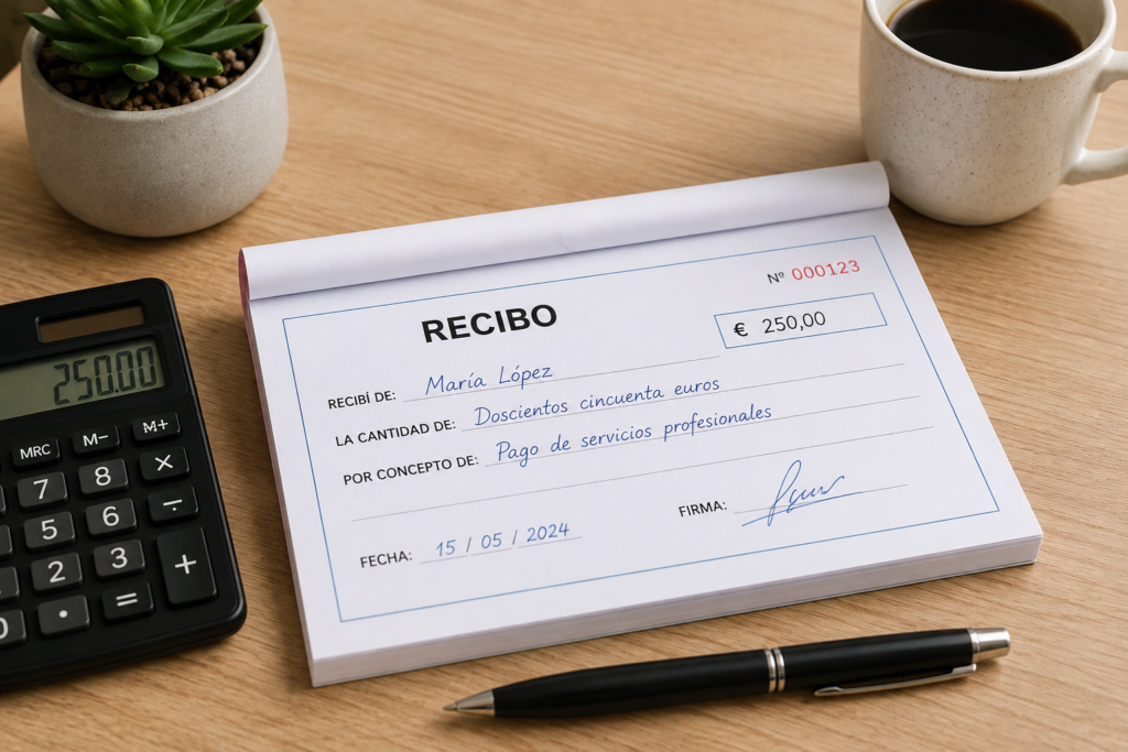 Tipos de recibos y comprobantes: cuál usar en cada caso